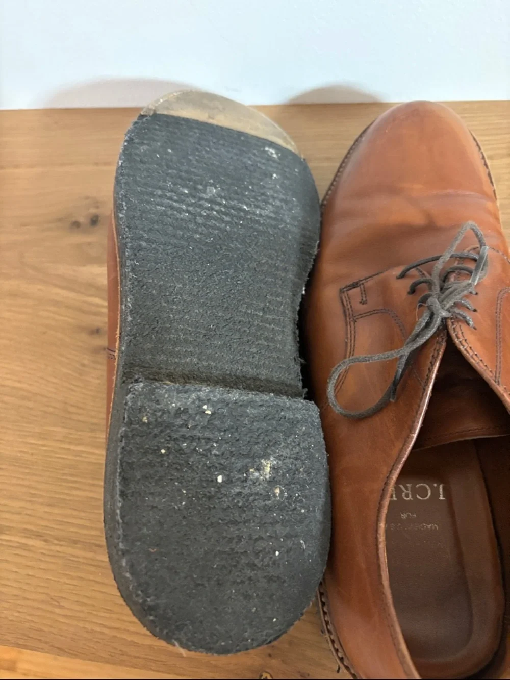Alden x J.Crew Plaintoe Derby - Picture 5 of 5